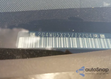 2007 Buick Lacrosse Cxl from USA, damaged, VIN 2G4WD582571220410